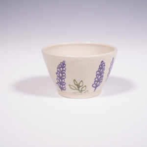 Lavender Little Sipper 2, Wheel thrown Ceramic  (Front View)
