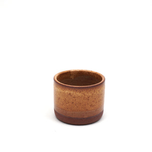 Handcrafted Ceramic Cup with speckled tan glaze. Handcrafted with love on San Juan Island, WA.